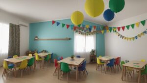 Crianças em atividades lúdicas celebrando a Independência do Brasil na educação infantil, com bandeiras e símbolos nacionais.