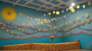 Imagem celebrando o Dia dos Professores, com frases inspiradoras e elementos de reconhecimento.