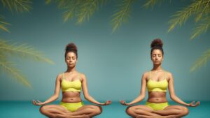 Ilustração mostrando o conceito de saúde como bem-estar físico, mental e social, com símbolos e elementos visuais representando cada componente.