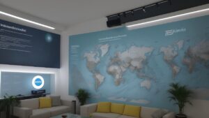 Imagem representando a organização de concursos públicos pela AOCP com foco em transparência e tecnologia