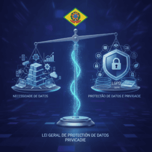 Ilustração sobre o Princípio da Necessidade na LGPD
