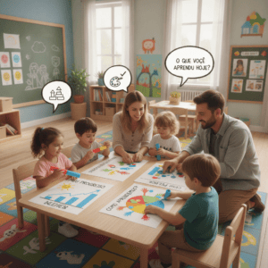 Gráfico ilustrativo sobre os indicadores de qualidade na educação infantil