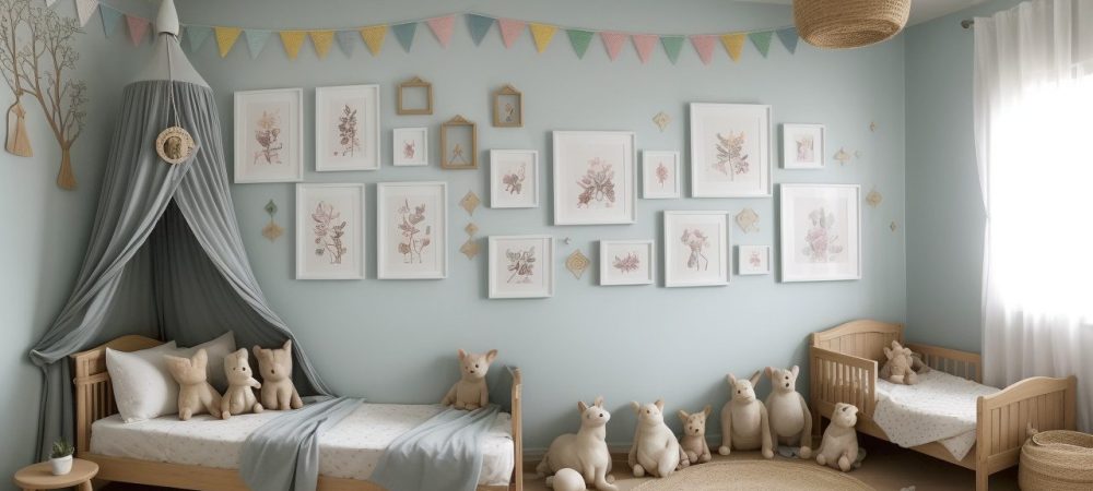 Crianças ouvindo atentas a um contador de histórias usando fantoches e recursos visuais em uma sala de aula da educação infantil.