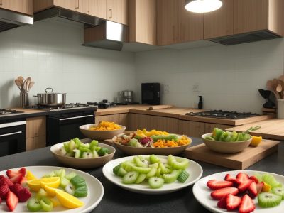 Crianças desfrutando de refeições saudáveis na escola, promovendo a alimentação escolar.