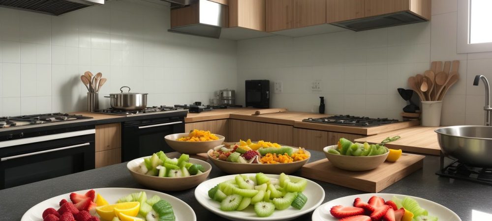 A Importância da Alimentação Escolar e seu Impacto na Saúde Crianças desfrutando de refeições saudáveis na escola, promovendo a alimentação escolar.