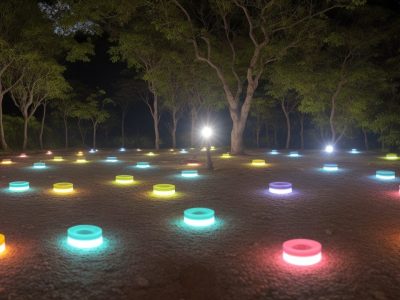 Cenário de servidores públicos envolvidos em atividades de alfabetização e letramento com livros e materiais didáticos.