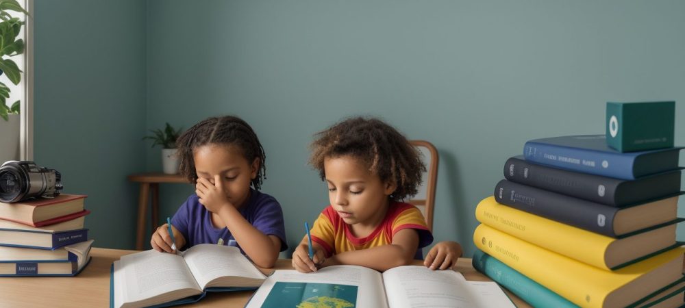 Imagem ilustrativa sobre acessibilidade visual, mostrando recursos e tecnologias assistivas para deficientes visuais em ambiente educacional e profissional.