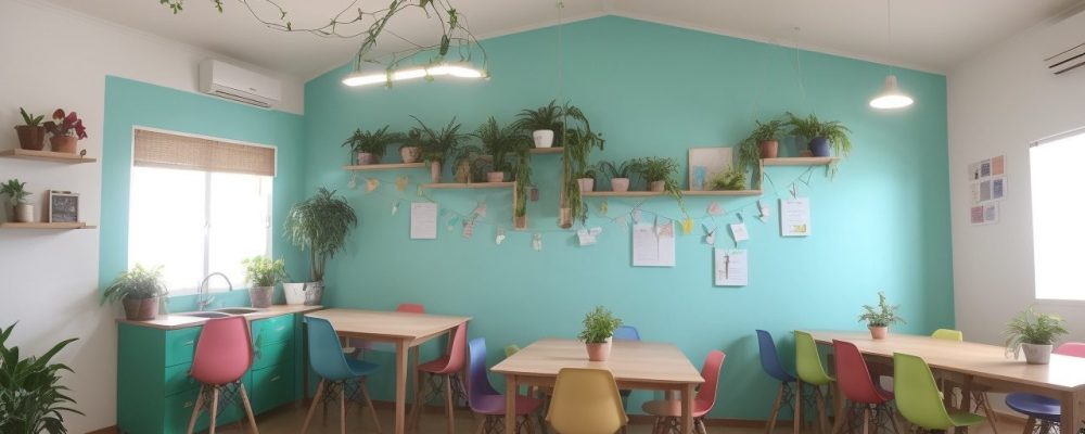 Alunos em sala de aula com recursos de adaptação curricular, promovendo a educação inclusiva e o aprendizado colaborativo