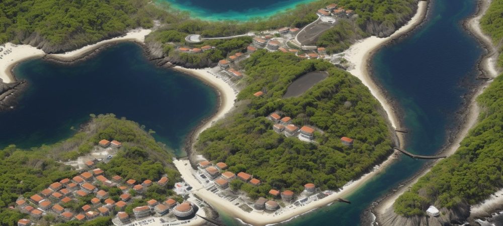 Representação visual da Administração Pública: gestão de recursos, planejamento de políticas e o impacto na sociedade.