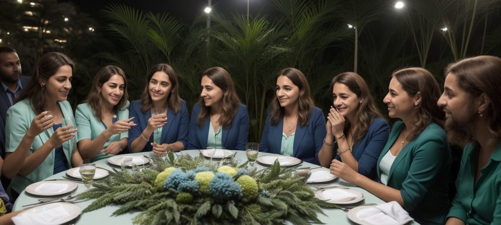 Ilustração dos cinco princípios da administração pública: legalidade, impessoalidade, moralidade, publicidade e eficiência, aplicados em um ambiente de trabalho moderno e transparente.