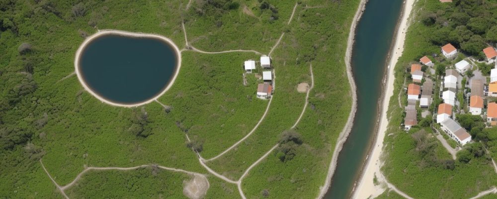 Imagem representando a administração de condomínios com um síndico analisando um orçamento em um ambiente moderno, com elementos que simbolizam a gestão eficiente e a qualidade de vida.