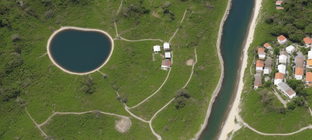 Imagem representando a administração de condomínios com um síndico analisando um orçamento em um ambiente moderno, com elementos que simbolizam a gestão eficiente e a qualidade de vida.