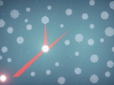 Imagem representando a gestão do tempo e produtividade no trabalho, com um relógio e elementos visuais de organização pessoal.