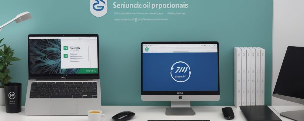 Imagem de um servidor público estudando em curso online de administração de empresas para melhorar a gestão.