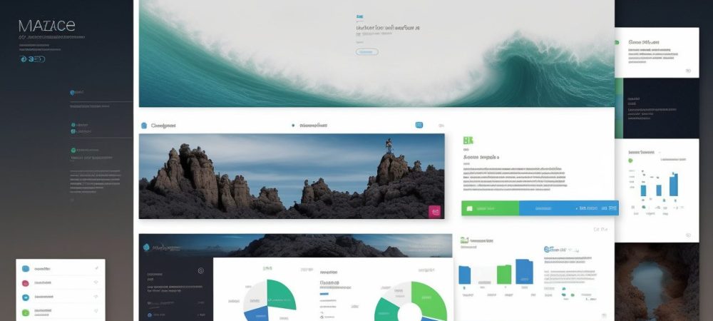 Interface de aplicação Adobe Flex, com dados e gráficos em um cenário de escritório moderno, representando a otimização de serviços no setor público.