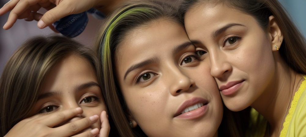 Imagem de mãos unidas, representando o amor e a união na adoção de crianças, com foco nos benefícios de um lar seguro e acolhedor.