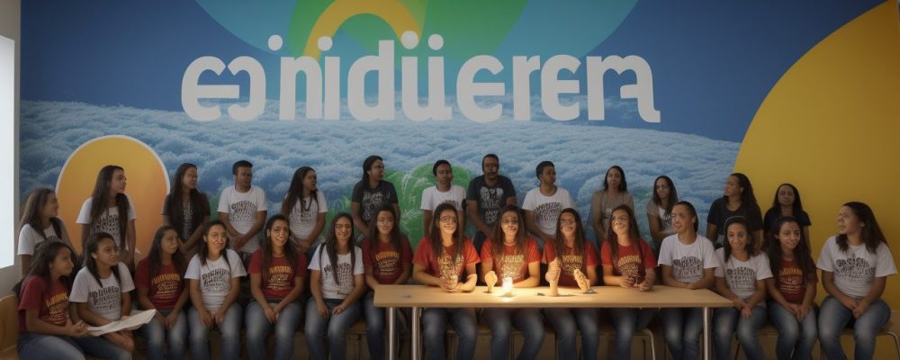 Imagem de adolescentes em um ambiente escolar, focando em estratégias de intervenção e apoio ao desenvolvimento emocional e social.