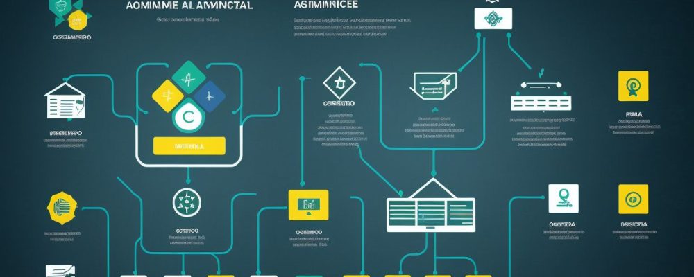Imagem que ilustra um agente administrativo otimizando rotinas e impulsionando sua carreira com um curso especializado