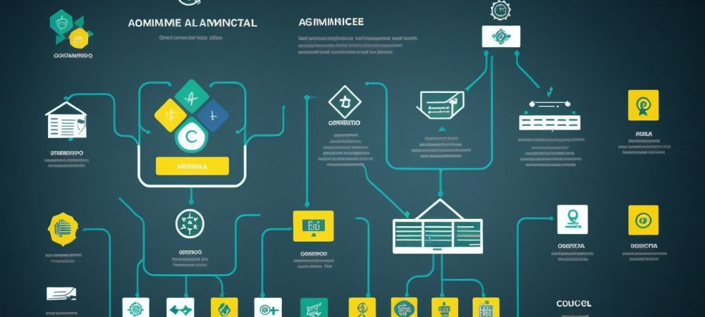 Agente Administrativo: Transformando Rotinas e Impulsionando Carreiras Imagem que ilustra um agente administrativo otimizando rotinas e impulsionando sua carreira com um curso especializado