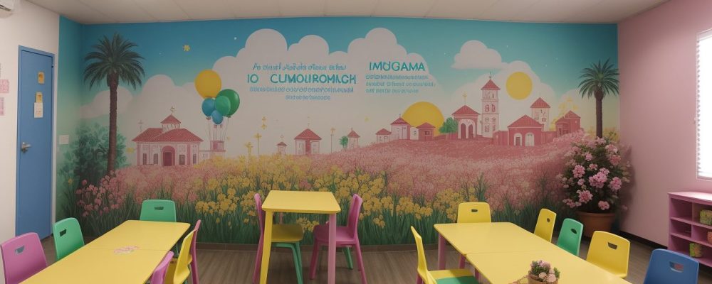Cartões artesanais coloridos e flores representando agradecimento à professora de educação infantil