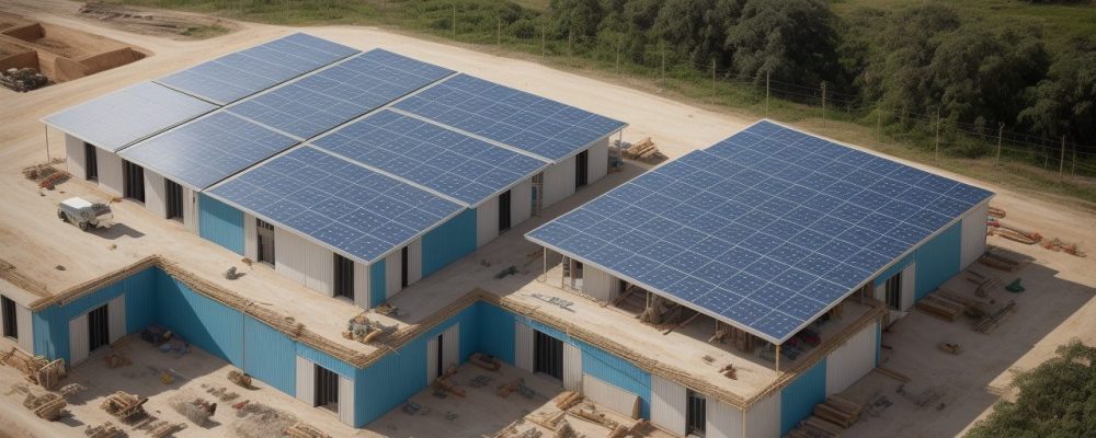 Imagem mostrando técnicas de agrimensura com foco em georreferenciamento e topografia em um ambiente urbano, representando planejamento e infraestrutura.