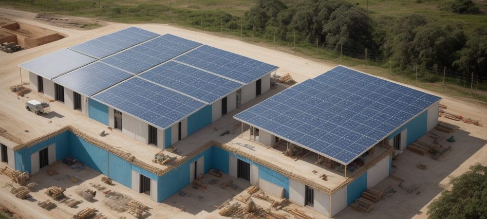 Imagem mostrando técnicas de agrimensura com foco em georreferenciamento e topografia em um ambiente urbano, representando planejamento e infraestrutura.