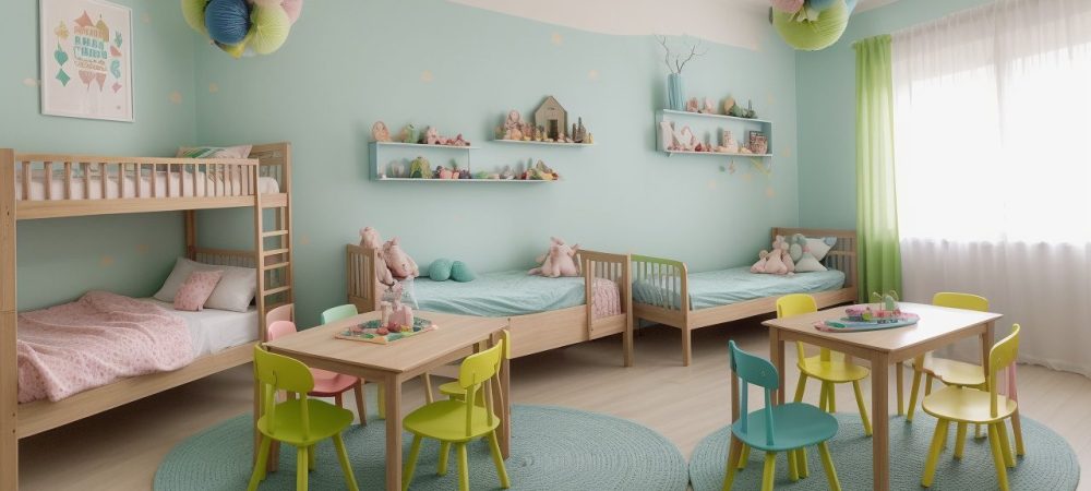 Crianças interagindo com jogos e materiais de alfabetização em um ambiente educativo e divertido, focando no aprendizado e desenvolvimento infantil.