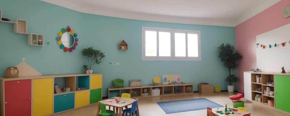 Crianças em um ambiente Montessori, explorando materiais educativos e promovendo a autonomia e o aprendizado