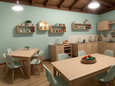 Crianças em um ambiente montessori interagem com materiais educativos, promovendo a autonomia e o aprendizado prático.