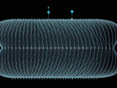 Gráfico de dados estatísticos com diversos elementos visuais representando análise e tomada de decisões no setor público.