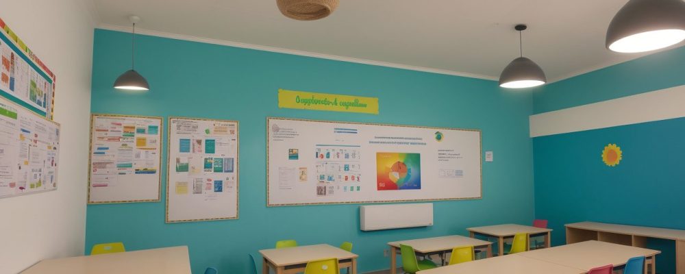 Sala de aula inclusiva com apoio a alunos com dificuldades de aprendizagem e estratégias inovadoras