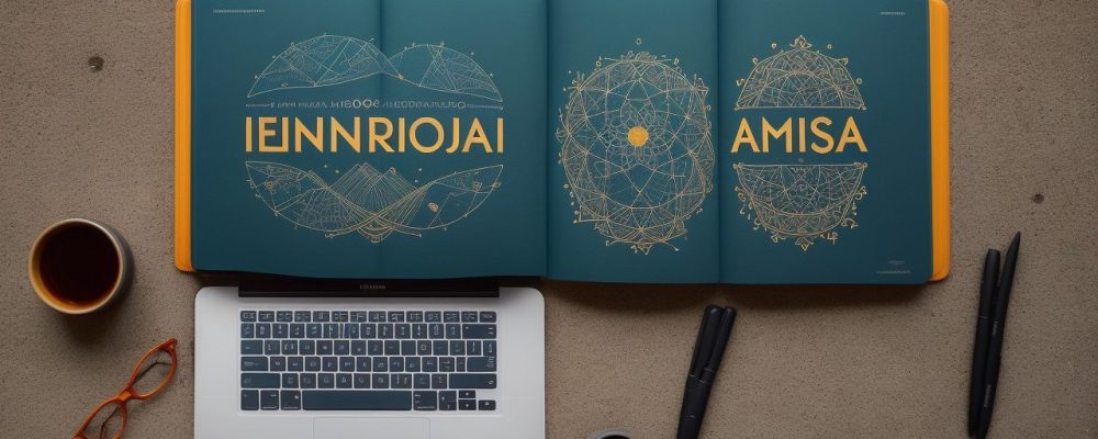 Ilustração de uma pessoa estudando espanhol básico online, com livros e elementos visuais que representam aprendizado e viagem.