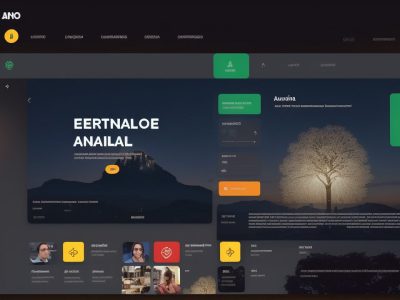 Ilustração de aulas de inglês online, com estudantes interagindo e praticando a fluência em um ambiente virtual