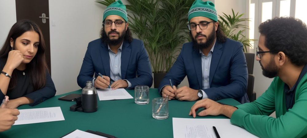 Imagem representando arbitragem extrajudicial em ação, com foco em eficiência e resolução de conflitos no setor público.