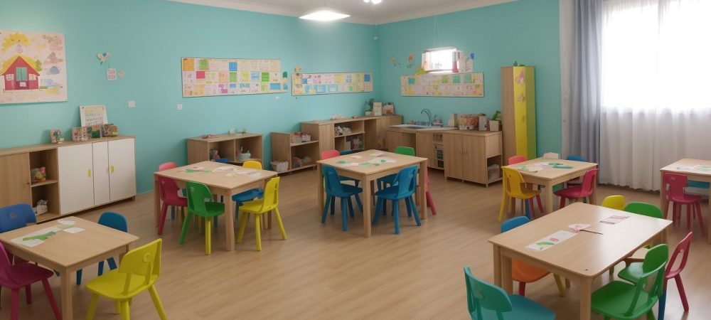 Crianças envolvidas em atividades de arte na educação infantil, demonstrando criatividade e aprendizado.