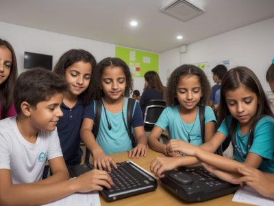 Alunos aprendendo sobre assessoria de imprensa em um curso online, com foco em estratégias digitais e resultados de carreira.