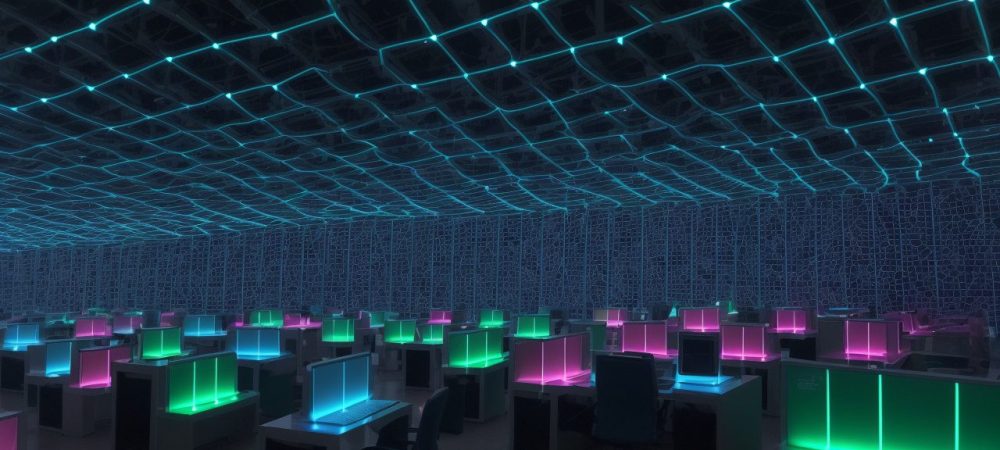 Um assistente contábil analisa rotinas contábeis e escrituração em um escritório moderno, com foco em plano de contas.