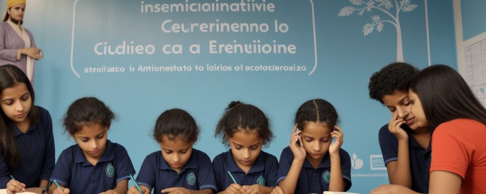 Imagem ilustrando o atendimento socioeducativo, com foco em adolescentes e profissionais trabalhando juntos para reintegração social.