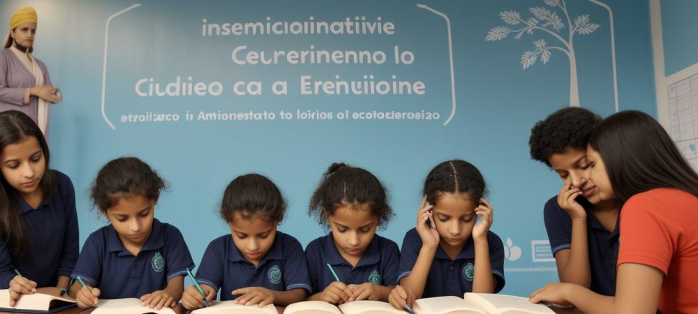 Imagem ilustrando o atendimento socioeducativo, com foco em adolescentes e profissionais trabalhando juntos para reintegração social.