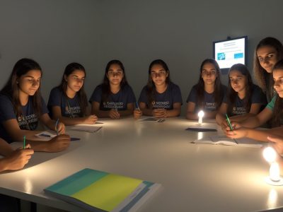 Imagem ilustrativa sobre atendimento socioeducativo, mostrando jovens engajados em atividades educativas, com foco na ressocialização e desenvolvimento.