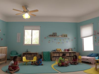 Crianças envolvidas em atividades lúdicas em sala de aula, promovendo o aprendizado divertido e o desenvolvimento infantil.