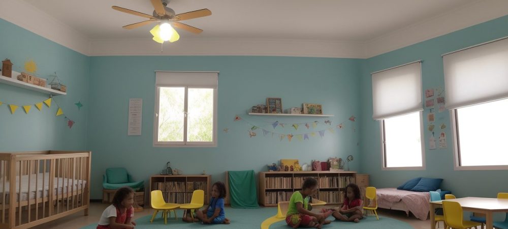 Crianças envolvidas em atividades lúdicas em sala de aula, promovendo o aprendizado divertido e o desenvolvimento infantil.