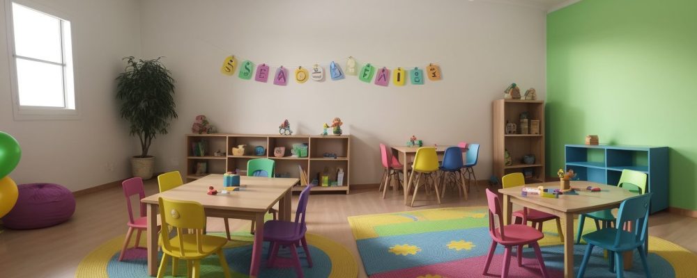 Crianças envolvidas em atividades lúdicas em sala de aula, utilizando jogos educativos para aprender e se divertir.