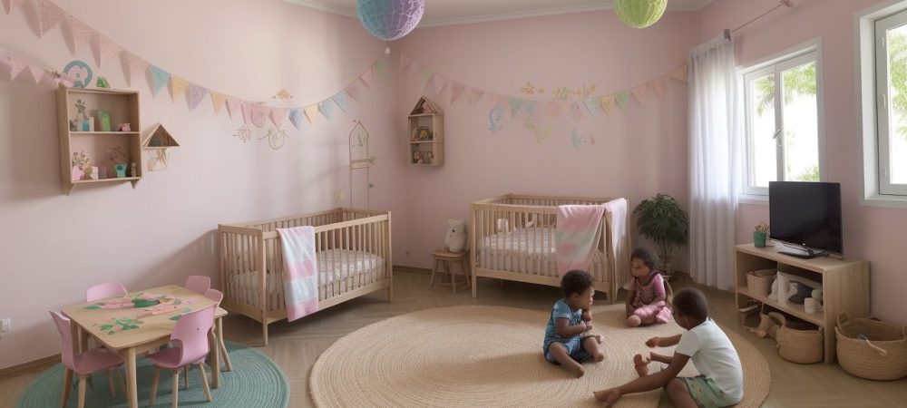Alunos engajados em atividades de alfabetização em uma sala de aula vibrante e interativa, com foco em letramento e aprendizado.