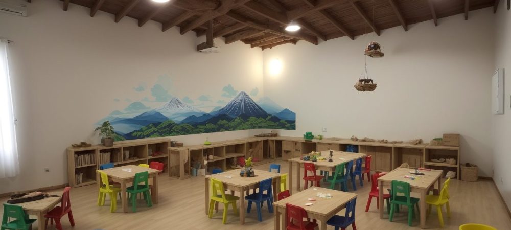 Crianças realizando experimentos práticos e atividades de ciências no ensino fundamental, com foco em projetos e aprendizado divertido.