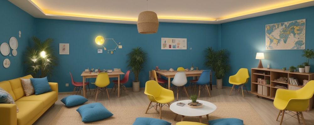 Alunos participando de atividades dinâmicas em sala de aula, explorando o espanhol para o ensino médio de forma interativa.