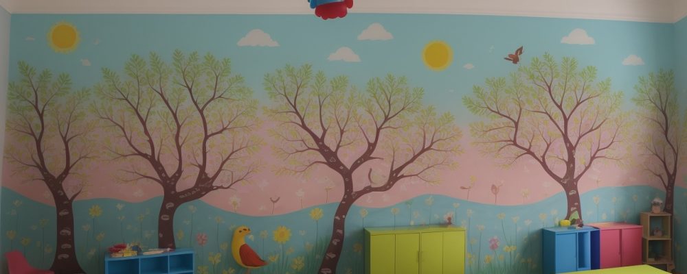 Crianças envolvidas em atividades de folclore, como contação de histórias e brincadeiras, em sala de aula, celebrando a cultura brasileira.