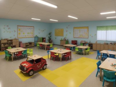 Crianças envolvidas em atividades lúdicas sobre trânsito, aprendendo sobre segurança e regras de forma divertida na educação infantil.