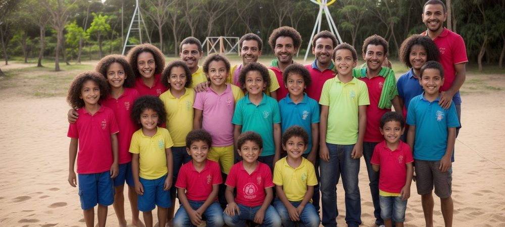 Atividades para Crianças: Brincadeiras Lúdicas e Desenvolvimento Infantil Crianças envolvidas em atividades lúdicas e brincadeiras que estimulam o desenvolvimento infantil e a criatividade