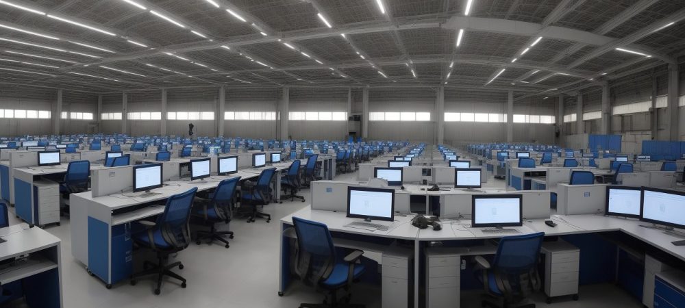 Auditor Líder ISO analisa documentos e processos em um escritório moderno, simbolizando eficiência e transformação na gestão pública.